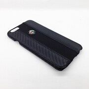 AR-HCIP6-4C/D5-BK [iPhone 6/6s 4.7インチ専用 Alfa Romeo(アルファ ロメオ) 公式ライセンス ソフトレザーハードケース ブラック]