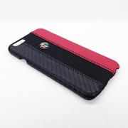 AR-HCIP6-4C/D5-RD [iPhone 6/6s 4.7インチ専用 Alfa Romeo(アルファ ロメオ) 公式ライセンス ソフトレザーハードケース ブラック/レッド]