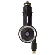 NISSAN/nismo 公式ライセンス Lightningコードリール式 DC充電器 ブラック NMMDJ-R1/BK