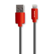 NISSAN/nismo 公式ライセンス MFI Lightningケーブル 1m レッド NMUJ-LP1/RD