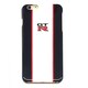 NR-P55S2/BK [iPhone 6 Plus/6s Plus 5.5インチ専用 NISSAN/GTR 公式ライセンス ストライプハードケース ブラック/ホワイト]