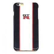 NR-P55S2/BK [iPhone 6 Plus/6s Plus 5.5インチ専用 NISSAN/GTR 公式ライセンス ストライプハードケース ブラック/ホワイト]