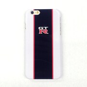 NR-P47S2/WH [iPhone 6/6s 4.7インチ専用 NISSAN/GTR 公式ライセンス ストライプハードケース ホワイト/ブラック]
