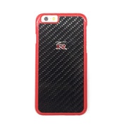 NR-P47S1/RB [iPhone 6/6s 4.7インチ専用 NISSAN/GTR 公式ライセンス リアルカーボンハードケース レッド(カーボン部ブラック)]