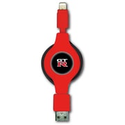 NISSAN/GTR 公式ライセンス リール式Lightningケーブル 90cm レッド NRMUJ-R/RD