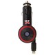 NISSAN/GTR 公式ライセンス Lightningコードリール式DC充電器 ブラック NRMDJ-R1/BK