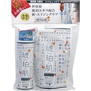 琥珀肌とてもしっとり本体+詰替ペアパック [220ml＋200ml]