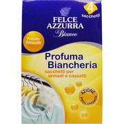 フェルチェアズーラ イルビアンコ パフューム リネンサシェ ロングラスティング [衣類用芳香剤 70g×4]