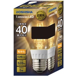 ヨドバシ.com - ルミナス LED電球 E26口金 電球色 528lm 40W相当 LDOA40L-G 通販【全品無料配達】