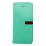 I6N06-14D408-12 [iPhone 6/6s 4.7インチ用ケース Fantastick Two tone Diary グリーン/ダークブラウン]