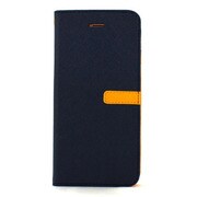 I6N06-14D408-15 [iPhone 6/6s 4.7インチ用ケース Fantastick Two tone Diary ネイビー/イエロー]