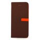 I6N06-14D408-19 [iPhone 6/6s 4.7インチ用ケース Fantastick Two tone Diary ダークブラウン/オレンジ]