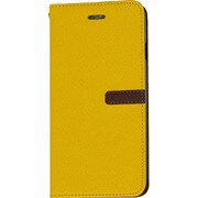 I6N06-14D408-10 [iPhone 6/6s 4.7インチ用ケース Fantastick Two tone Diary イエロー/ダークブラウン]