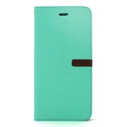 I6P06-14D409-12 [iPhone 6 Plus/6s Plus 5.5インチ用ケース Fantastick Two tone Diary グリーン/ダークブラウン]