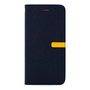 I6P06-14D409-15 [iPhone 6 Plus/6s Plus 5.5インチ用ケース Fantastick Two tone Diary ネイビー/イエロー]