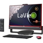 LaVie Desk All-in-one DA770/AA 23.8型ワイド液晶 HDD3TB ブルーレイドライブ Windows 8.1 Update 64ビット クランベリーレッド PC-DA770AAR