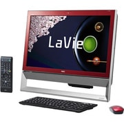 LaVie Desk All-in-one DA370/AA 21.5型ワイド液晶 HDD1TB DVDスーパーマルチ Windows 8.1 Update 64ビット クランベリーレッド PC-DA370AAR