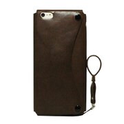 ip6pmk7004 [iPhone 6 Plus用ケース イタリアンホース ダークブラウン]