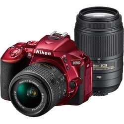 ニコン D5500 18-55 VR2 レンズキット 一眼レフ カメラ レッド