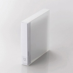 CD/DVD/Blu-ray対応ファイルケース 12枚収納 クリア CCD-FB12CR