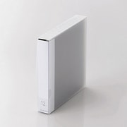 CD/DVD対応ファイルケース 12枚収納 ブラック CCD-FS12BK