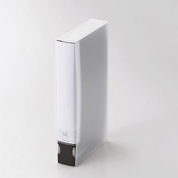 CD/DVD対応ファイルケース 48枚収納 ブラック CCD-FS48BK