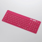 キーボード防塵カバー デスクトップ用 シリコンタイプ ピンク PKC-98NX14PN