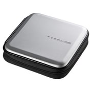 ブルーレイディスク対応セミハードケース 24枚収納 シルバー FCD-WLBD24S