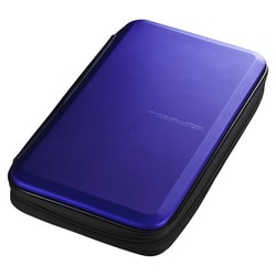 ブルーレイディスク対応セミハードケース 56枚収納 ブルー FCD-WLBD56BL
