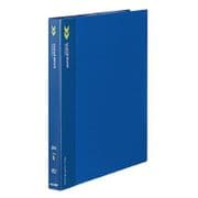 クリヤーブック K2 固定式 40ポケット 青 K2ラ-K40B