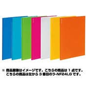 ポケットファイルα ノビータα A4 24ポケット 黄緑 ラ-NF24LG