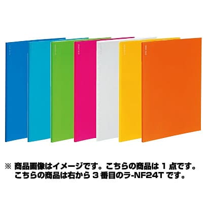 ポケットファイルα ノビータα A4 24ポケット 透明 ラ-NF24T