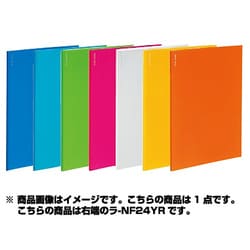 ポケットファイルα ノビータα A4 24ポケット オレンジ ラ-NF24YR