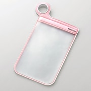 スマートフォン用防滴ポーチ Lサイズ ライトピンク P-02DPPNL