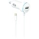 2.4A＋1.0A Car Charger ホワイト AL-CCW11W