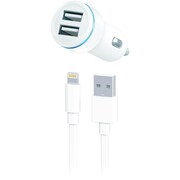 USB×2 Car Charger ホワイト AL-CCW21W