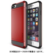 VR_647CSDLDS_CR [iPhone 6/6s 4.7インチ対応 Damda Slide ICカードケース搭載 プラスチック×TPU ハードケース クリムゾンレッド]