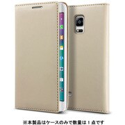 GALAXY Note Edge対応 Crayon ブックタイプ手帳型 スタンド機能付 PUレザーケース ベージュ VR_GNECSPLCY_BG