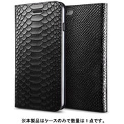 VR_655CSGLPT_BK [iPhone 6 Plus 5.5インチ対応 PYTHON diary ブックタイプ手帳型 本革フリップレザーケース ブラック]