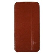 本革フリップレザーケース スリーク キャメル 縦開き [iPhone 6 4.7インチ対応]