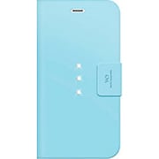 1322TRI59 [iPhone 6 Plus Crystal Wallet ライトブルー]