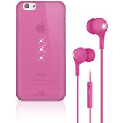 7007TRI41 [iPhone 6 Crystal Earphone Bundle ピンク]