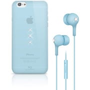 7007TRI65 [iPhone 6 Crystal Earphone Bundle ライトブルー]