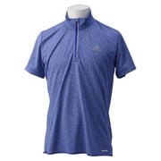 KAU17-S90439-J/L [叶衣ハーフジップ半袖Tシャツ M Lサイズ]