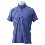 KAU17-S90439-J/M [叶衣ハーフジップ半袖Tシャツ M Mサイズ]