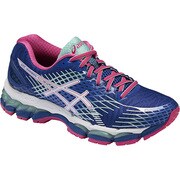 LADYGEL-NIMBUS17W ランニングシューズ レディース 25.0cm ディープブルー/ホワイト [TJG393]