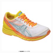 LADYGELFEATHER GLIDE2W ランニングシューズ レディース 25.0cm イエロー/ホワイト [TJR836]
