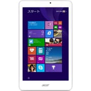 Iconia Tab 8 Wシリーズ/8.0型ワイド液晶/32GB eMMC/Windows 8.1 with Bing 32 ビット/Microsoft Office Personal 2013/ホワイト W1-810-F11N/FP