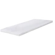 マットレス 天然木すのこソファベッド専用 シングルサイズ（98cm×198cm×8cm） ニット生地（ポリエステル100％） 6kg ホワイト [SFB-M200]