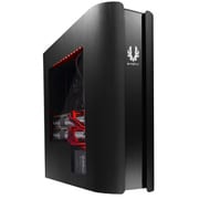 microATX対応 スリム型 サイドパネル透明アクリル PCケース ブラック BFC-PAN-300-KKWL1-RP
